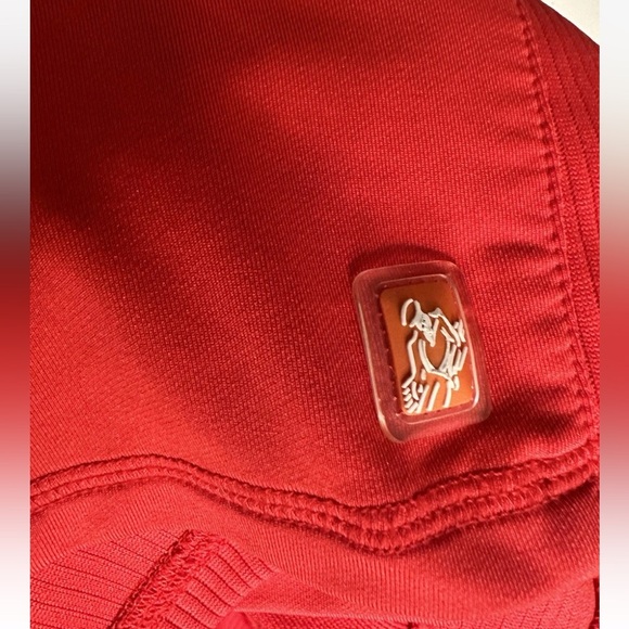 Mens Medium Pebble beach 1/4 Zip Red Ashworth Performance Pullover - Picture 10 of 13